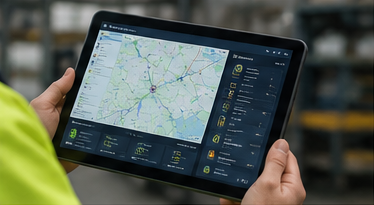 Digital logistics planning and GPS tracking for oversized cargo transport